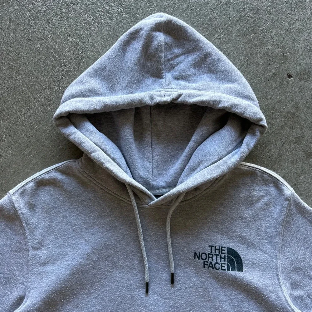 The North Face Sweatshirt Mens Size Small Gray Hoodie TNF‎ Outdoor Hiking